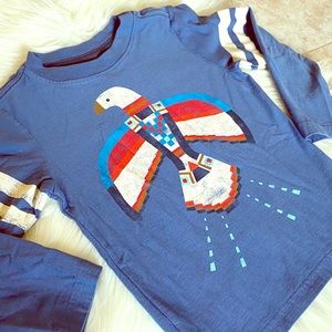 Tea Collection Long Sleeve Eagle Toddler Shirt